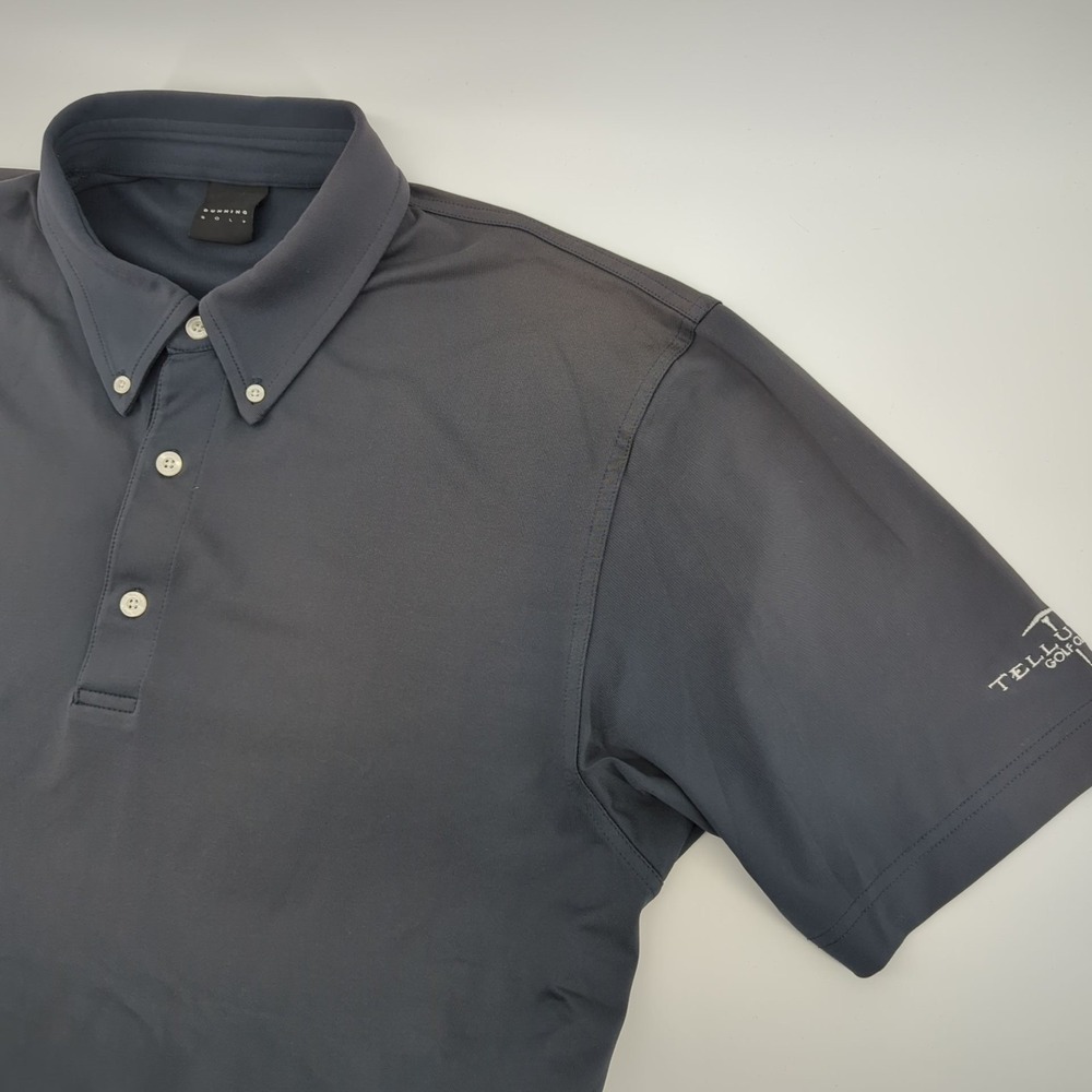 Dunning Golf Polo - Large - Telluride Golf Club Navy Blue Outdoor‎ Summer Preppy
